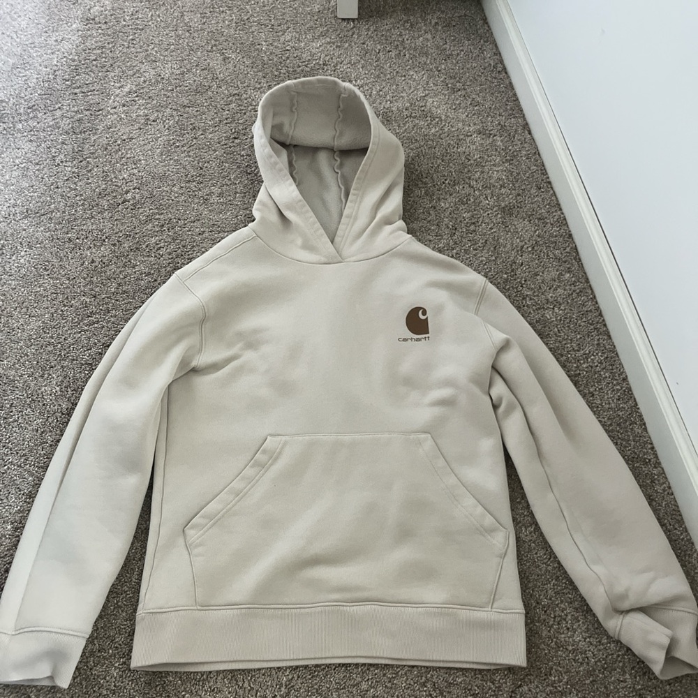 Carhartt Men's Beige Hoodie Sweater